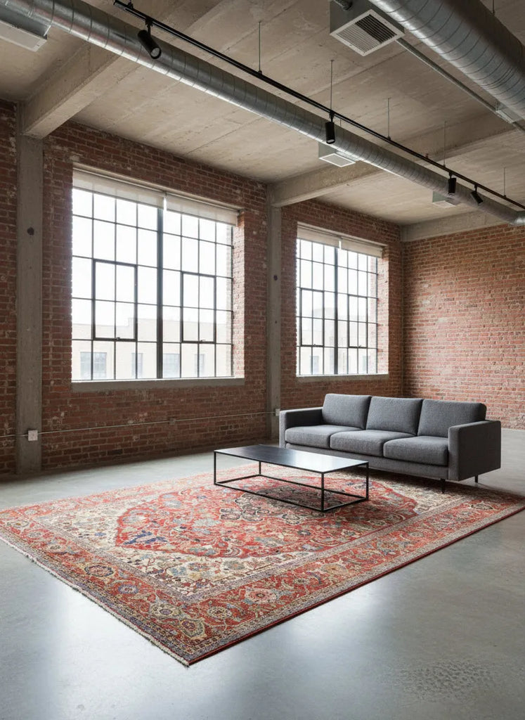 12x19'11" Serapi/Heriz Hand Knotted