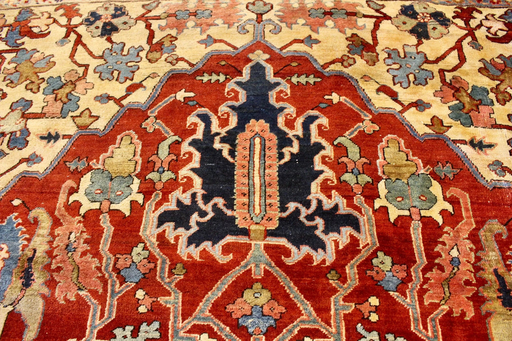 12x19'11" Serapi/Heriz Hand Knotted