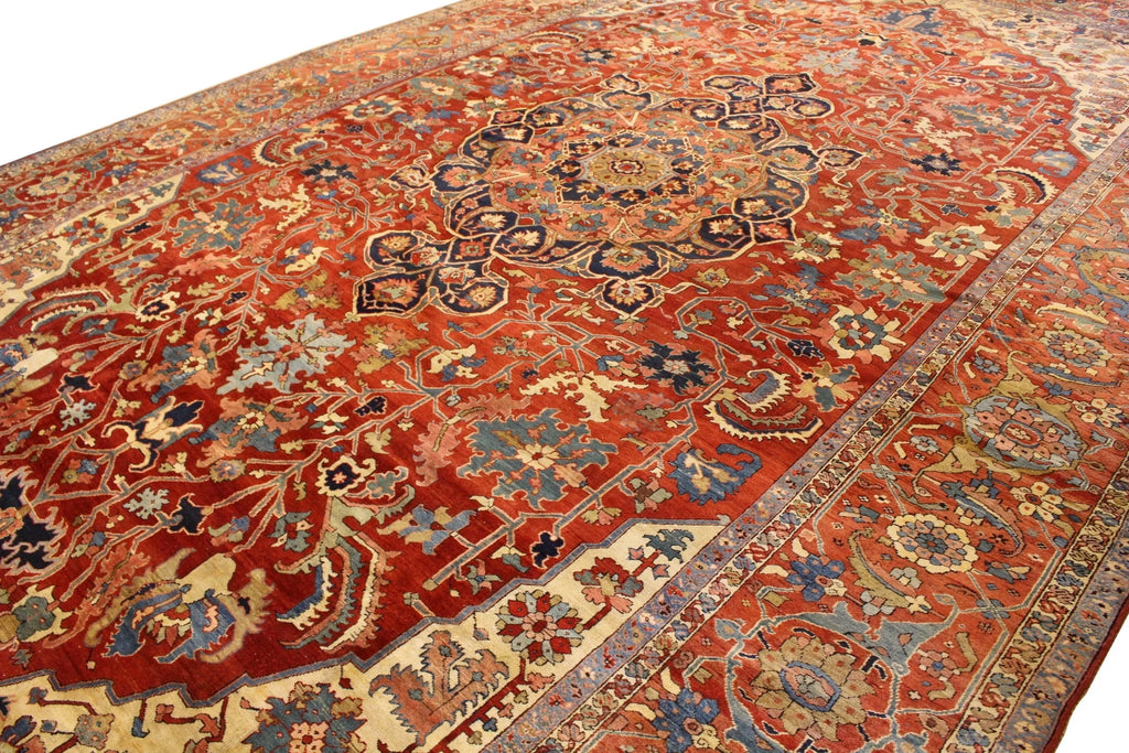 12x19'11" Serapi/Heriz Hand Knotted