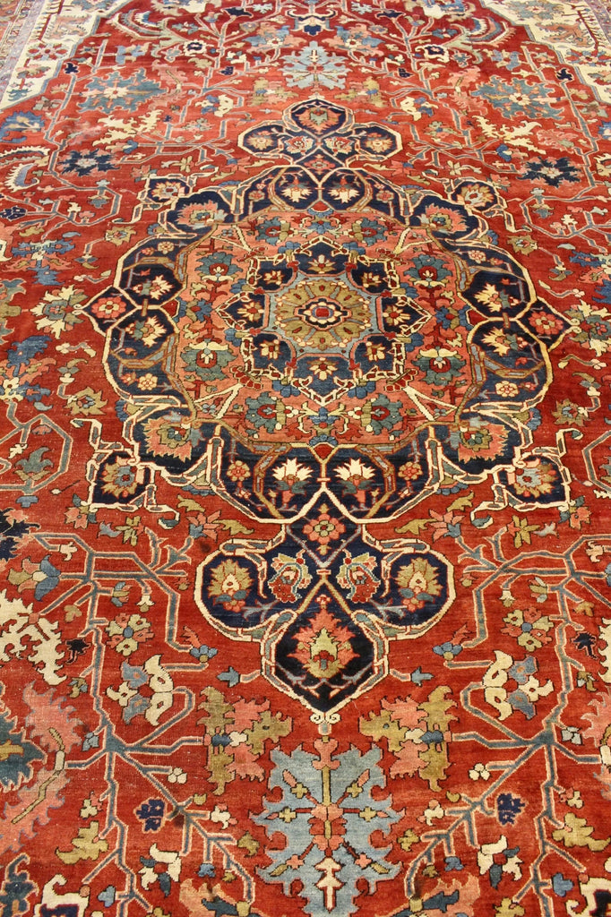 12x19'11" Serapi/Heriz Hand Knotted