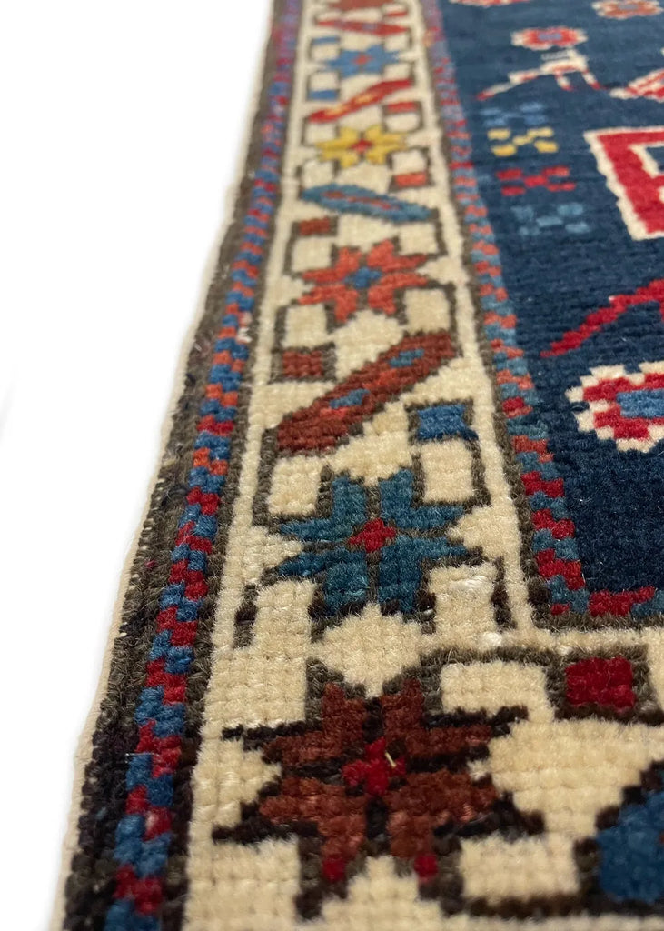 1'4x1'4 Shirvan Hand Knotted