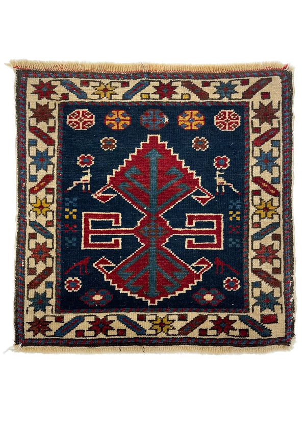 1'4x1'4 Shirvan Hand Knotted