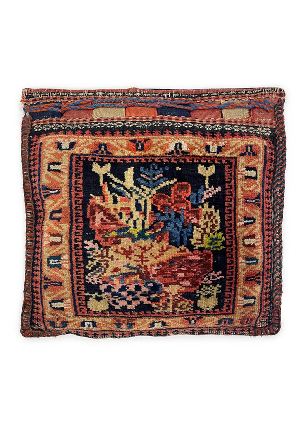 1'6"x1'6" Qashqai Khordjin Pillow Hand Knotted