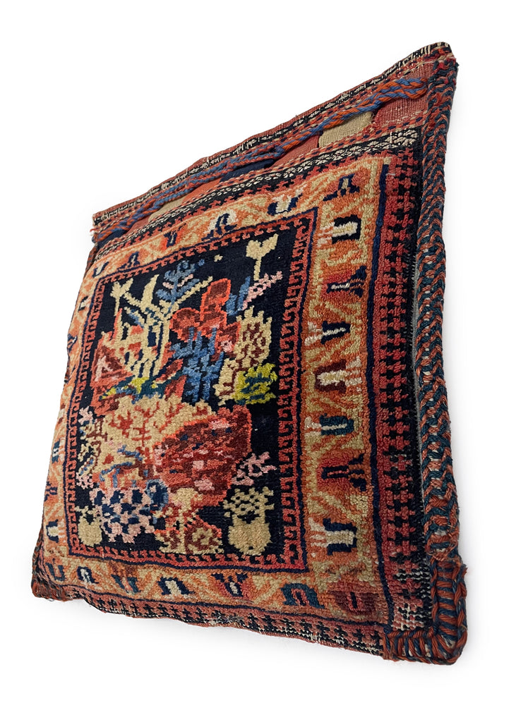 1'6"x1'6" Qashqai Khordjin Pillow Hand Knotted