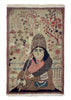 1'6"x2'3" Kerman Pictorial Hand Knotted