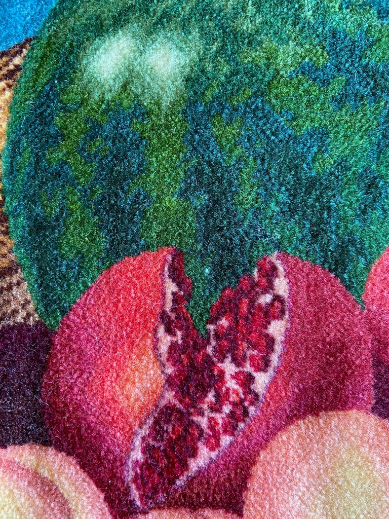 1'7"x3'2" Tabriz Still Life Hand Knotted