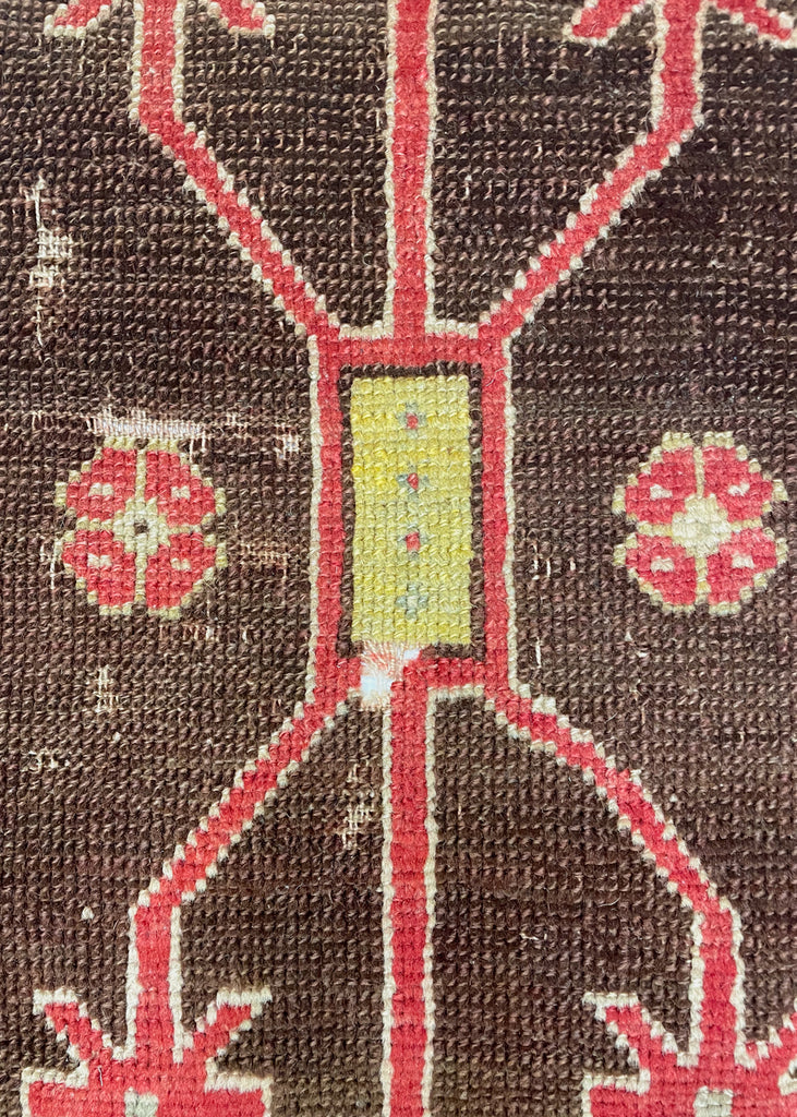 1'8"x3'2" Sivas Yastik Hand Knotted