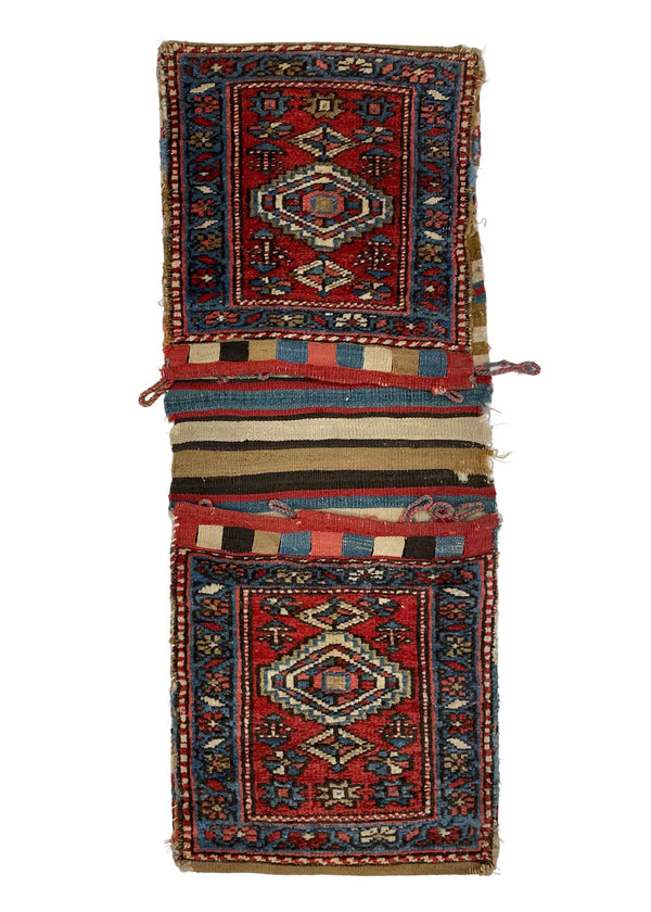 1'9"x2' Heriz Khorjin Hand Knotted