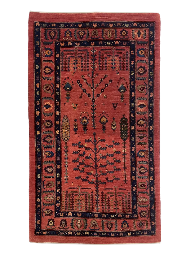 2'10"x4'11"  Khamsehbaf Hand Knotted