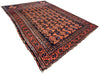2'10"x4'2" Timuri Baluch Prayer Rug Hand Knotted