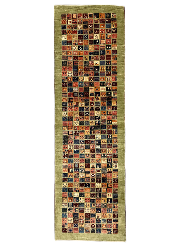 2'10"x9'6" Kashkuli Hand Knotted