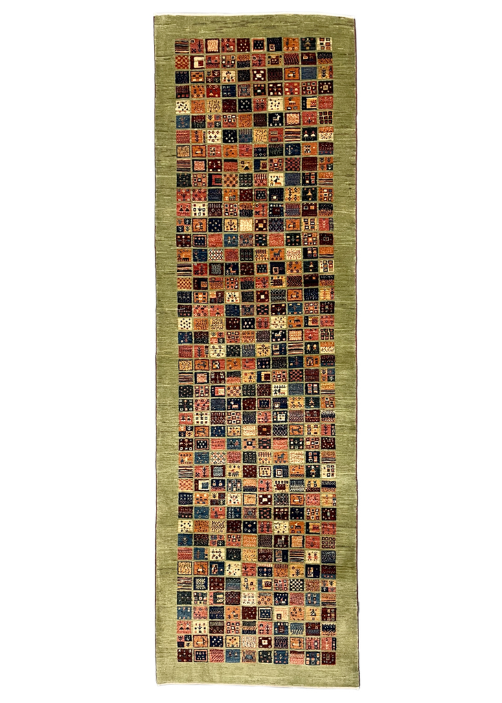 2'10"x9'6" Kashkuli Hand Knotted