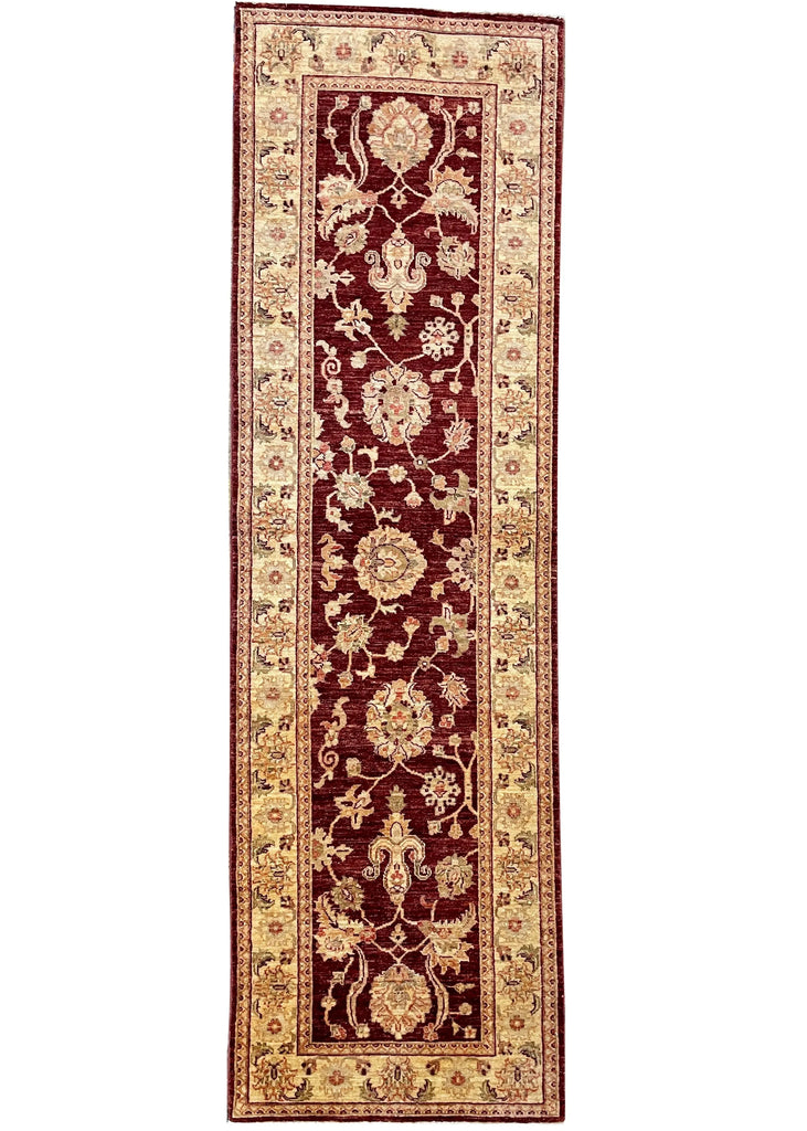 2'10"x9'6" Pak-Kabul (s) Hand Knotted