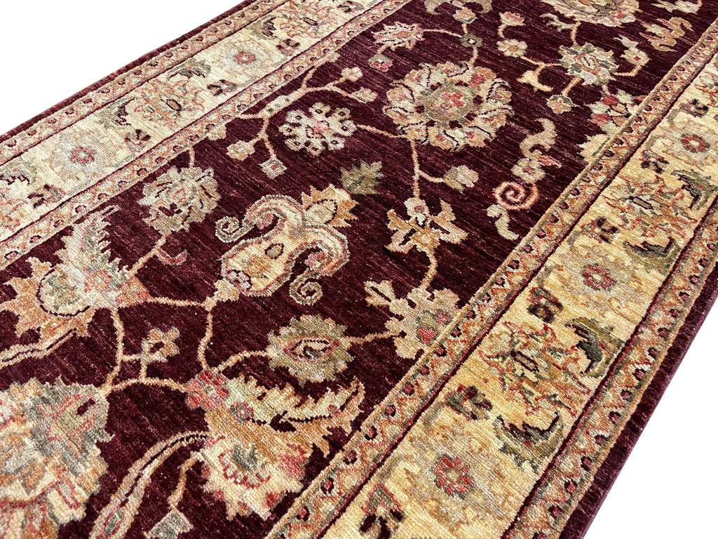 2'10"x9'6" Pak-Kabul (s) Hand Knotted