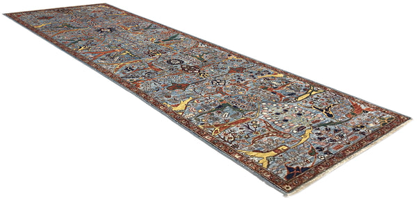 2'10"x9'7" Garrus Hand Knotted