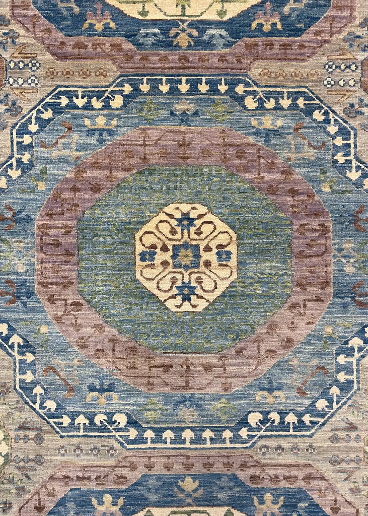 2'11"x11'8" Mamluk Hand Knotted