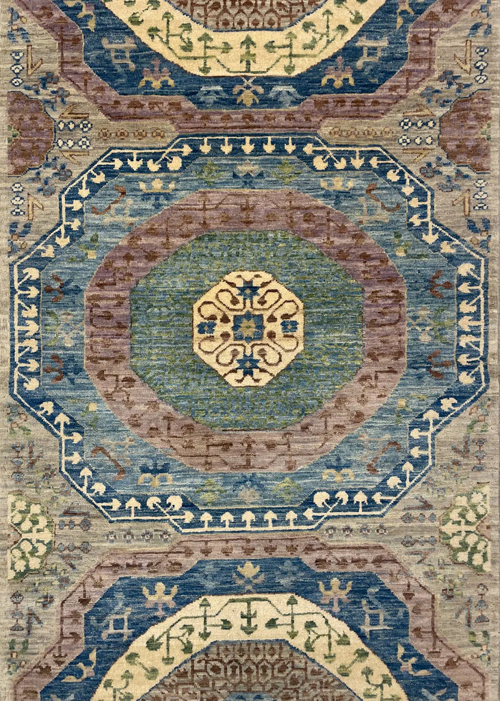2'11"x11'8" Mamluk Hand Knotted