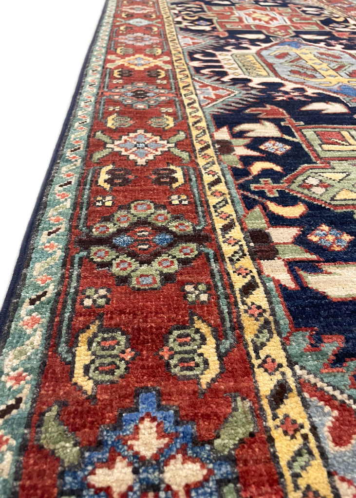 2'11"x14'7" Karaja Hand Knotted