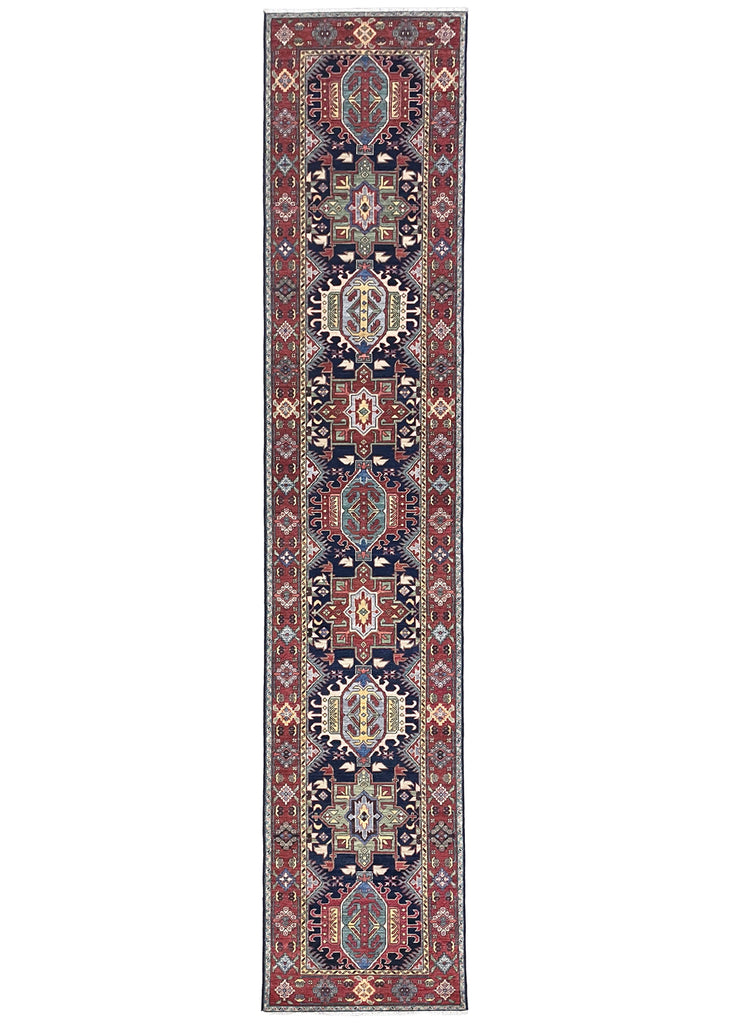 2'11"x14'7" Karaja Hand Knotted