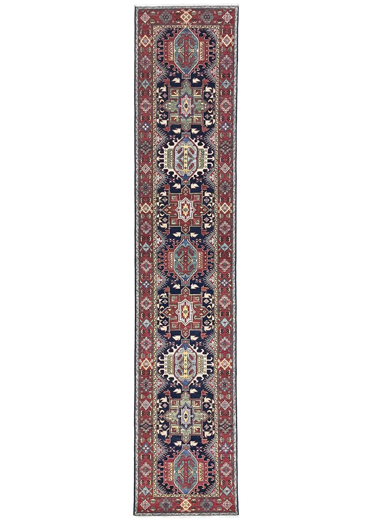 2'11"x14'7" Karaja Hand Knotted
