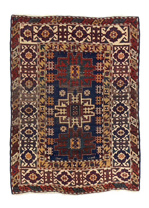 2'11"x3'11" Avar Hand Knotted