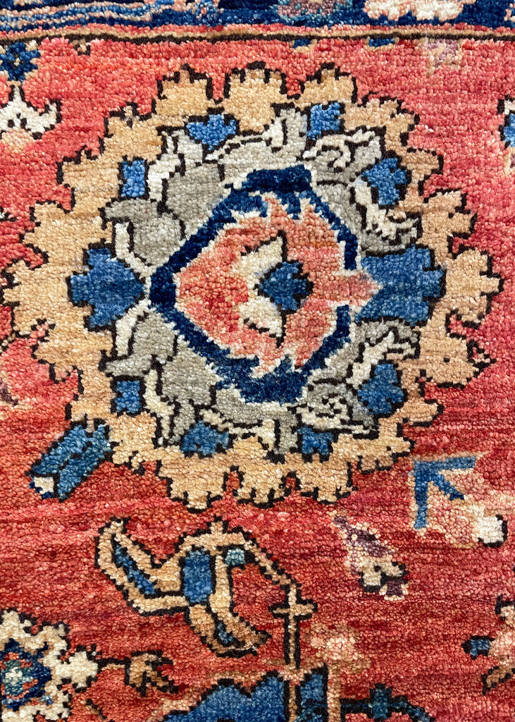 2'11"x4'10" Harshang Hand Knotted