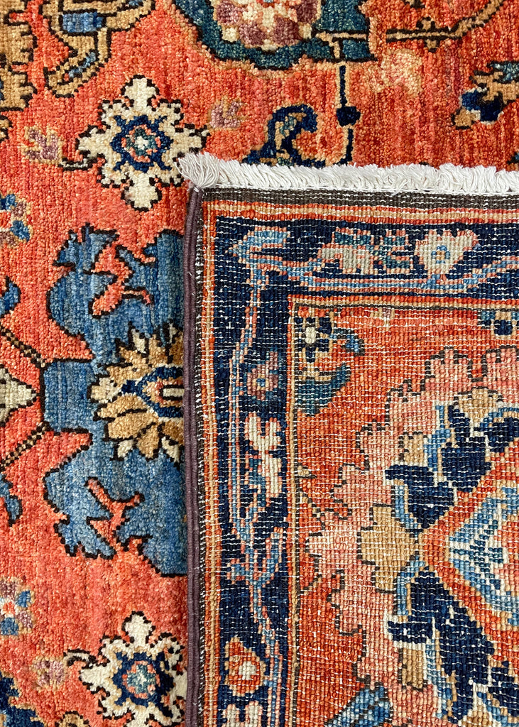 2'11"x4'10" Harshang Hand Knotted