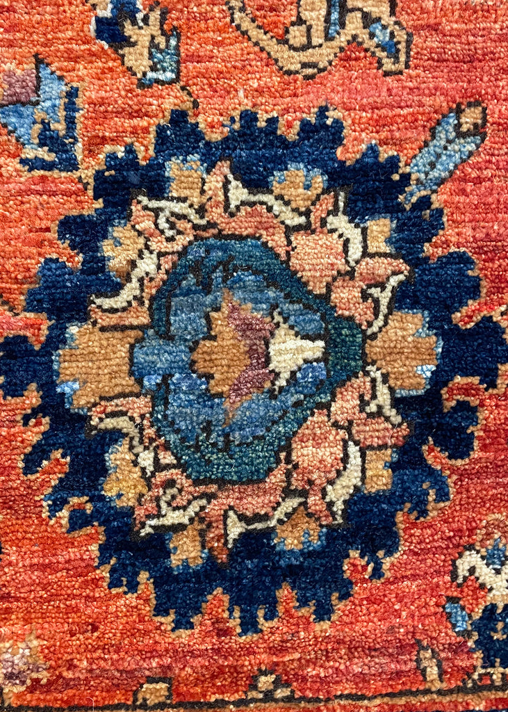 2'11"x4'10" Harshang Hand Knotted