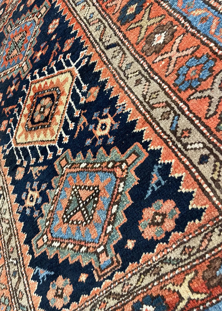 2'11"x4'1" Karaja Hand Knotted