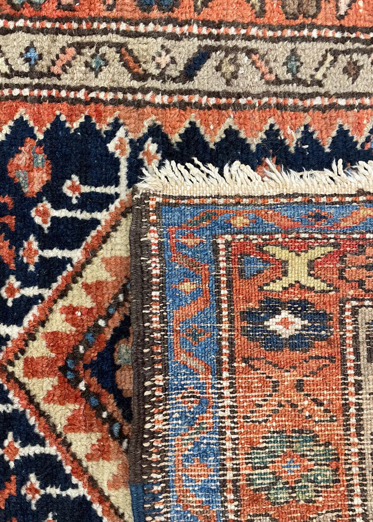 2'11"x4'1" Karaja Hand Knotted
