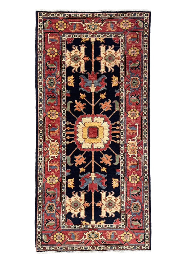 2'11"x6'1" Heriz Hand Knotted