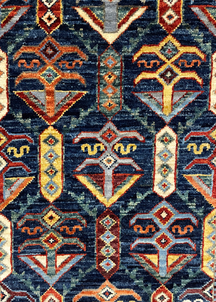 2'11"x6'5" Shirvan Hand Knotted