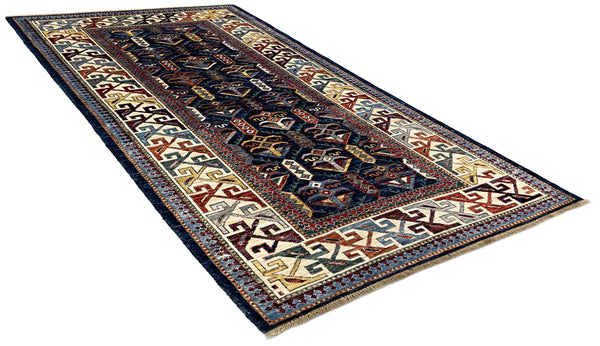 2'11"x6'5" Shirvan Hand Knotted