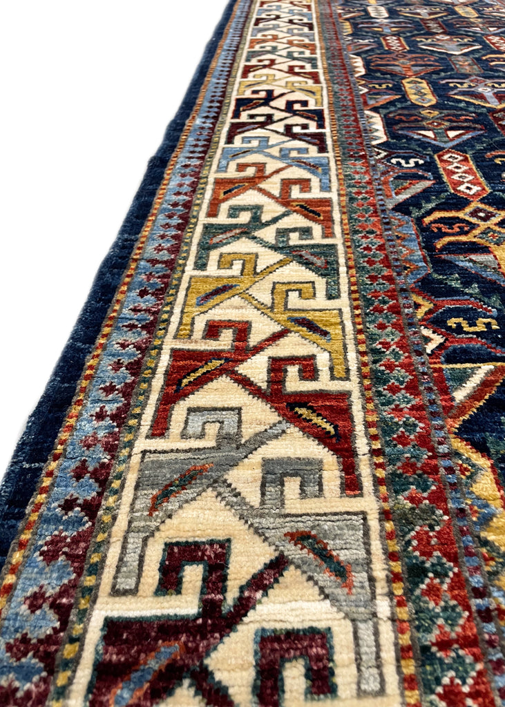 2'11"x6'5" Shirvan Hand Knotted