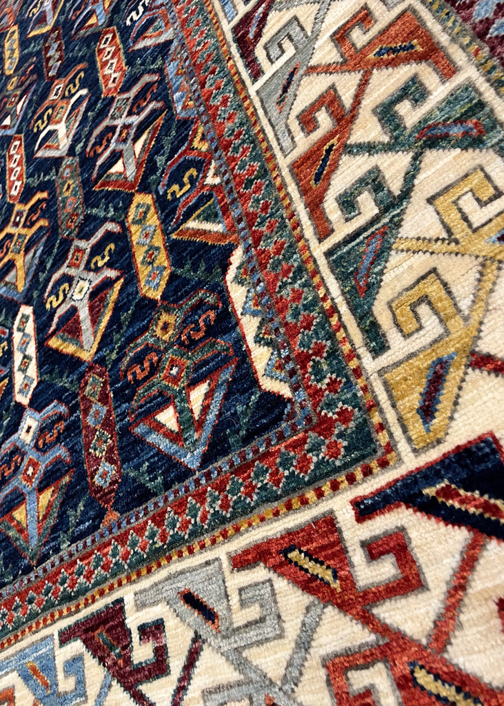 2'11"x6'5" Shirvan Hand Knotted