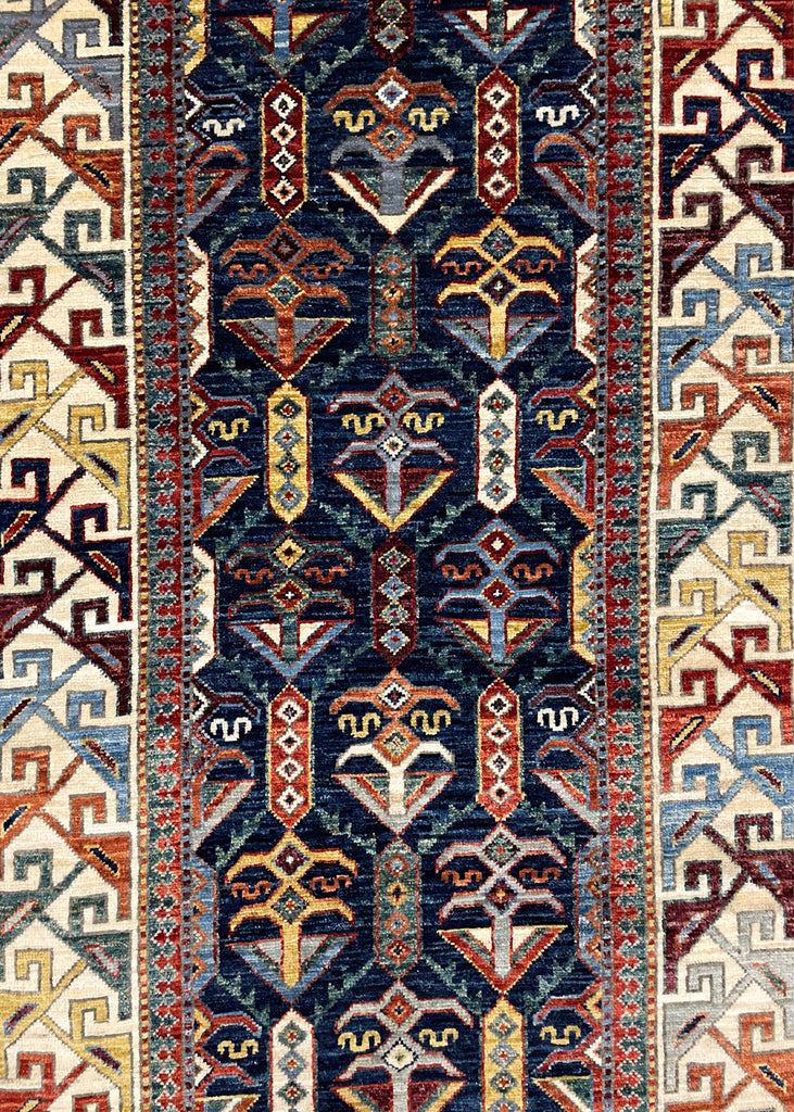 2'11"x6'5" Shirvan Hand Knotted
