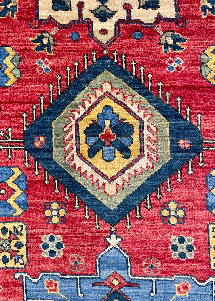 2'11"x8' Karaja Hand Knotted