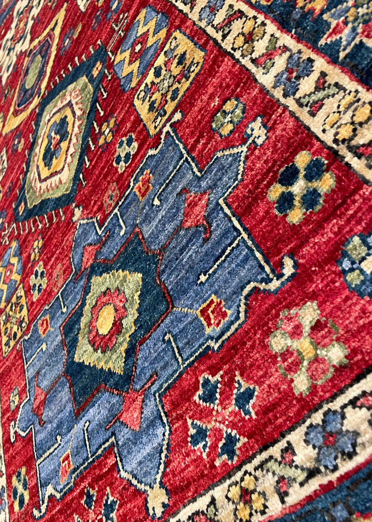 2'11"x9'10" Karaja Hand Knotted