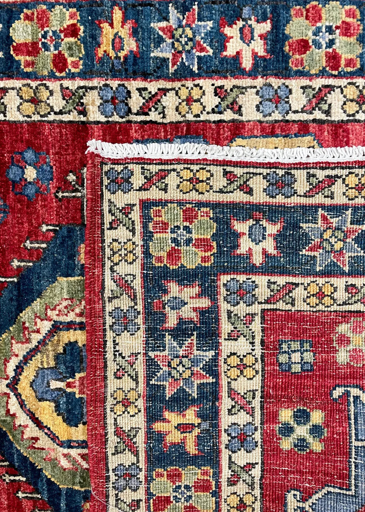 2'11"x9'10" Karaja Hand Knotted