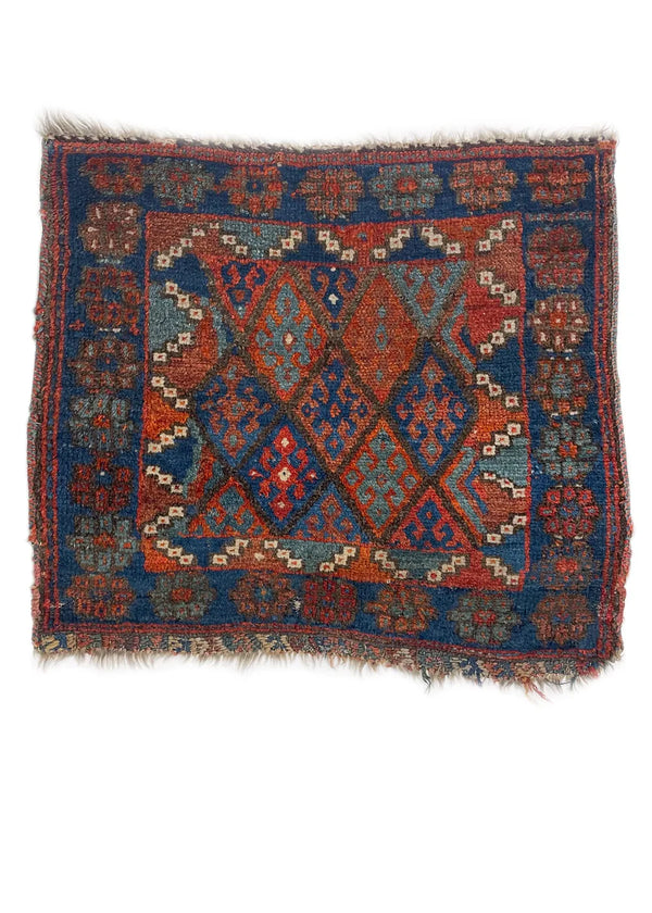 2'1"x1'10" Jaf Kurd Khordjin Hand Knotted