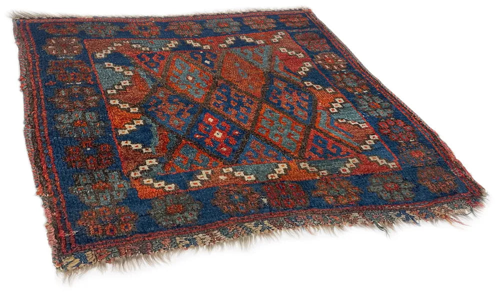 2'1"x1'10" Jaf Kurd Khordjin Hand Knotted
