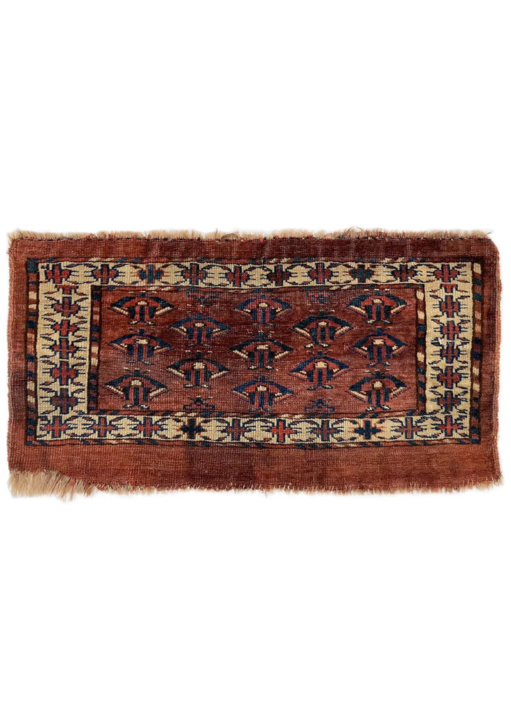 2'1"x1'1" Yomud Mafrash Hand Knotted