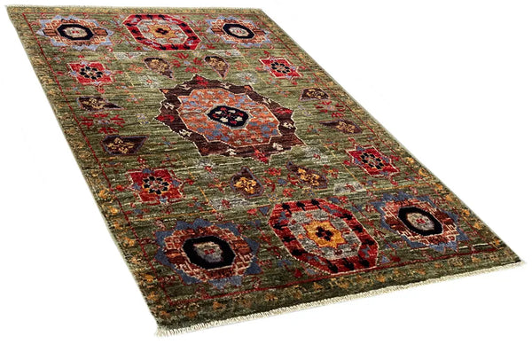 2'1"x2'11" Mamluk Hand Knotted