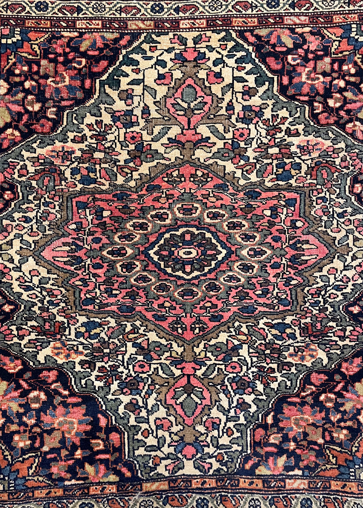 2'1"x2'4" Fereghan Sarouk Hand Knotted
