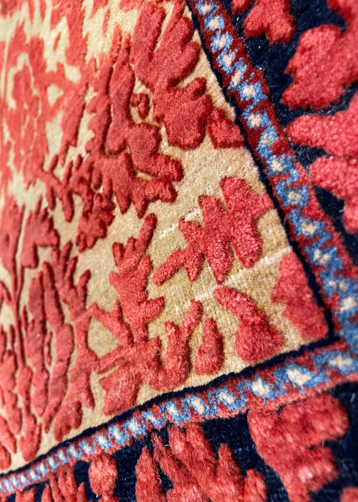 2'1x2'8" Jozan Souf Hand Knotted