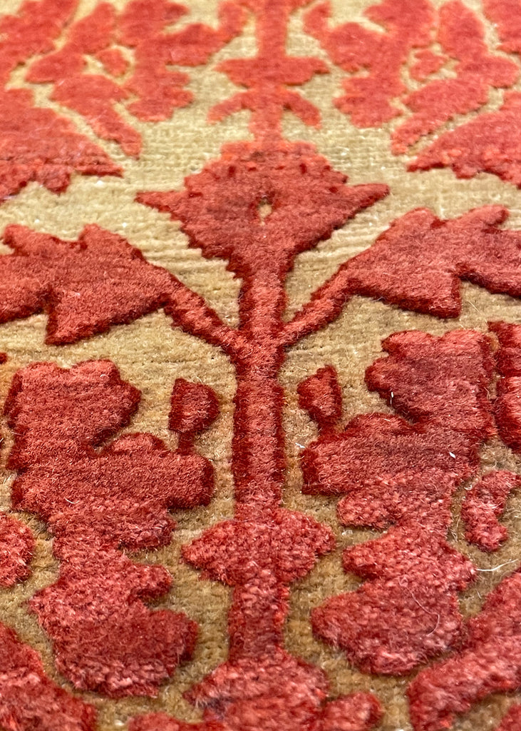 2'1x2'8" Jozan Souf Hand Knotted