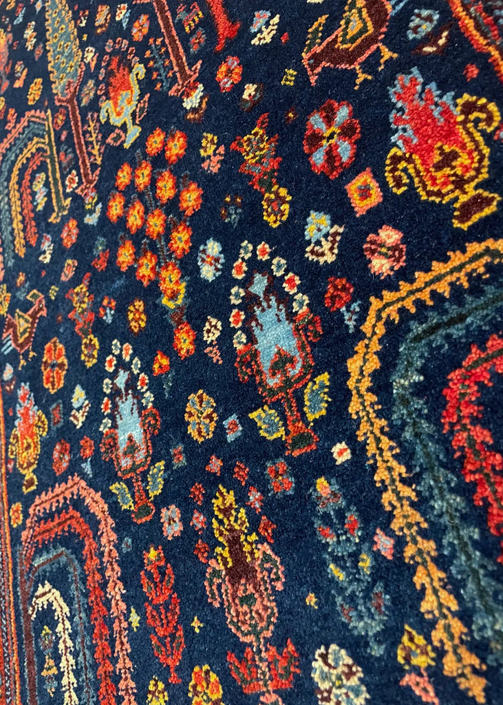 2'1"x3'1" Khamsehbaf Hand Knotted