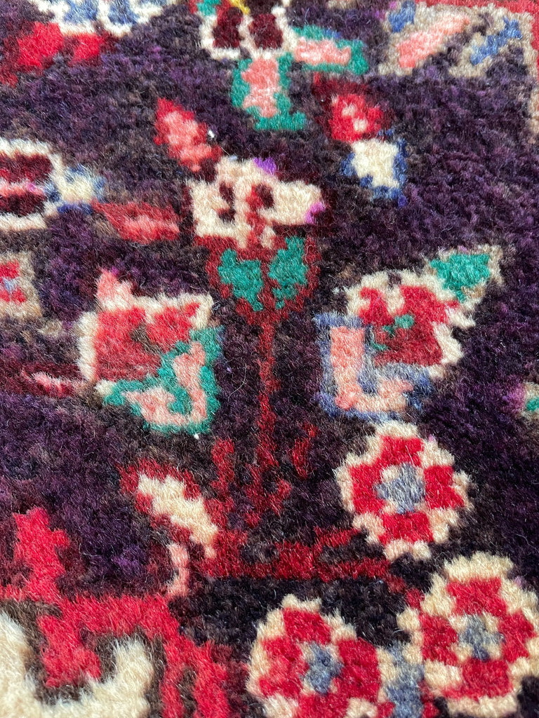 2'1"x3'3" Hamadan Hand Knotted