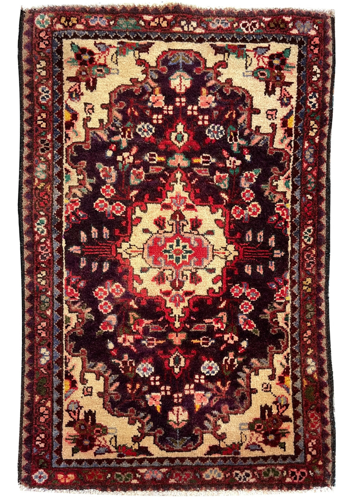 2'1"x3'3" Hamadan Hand Knotted