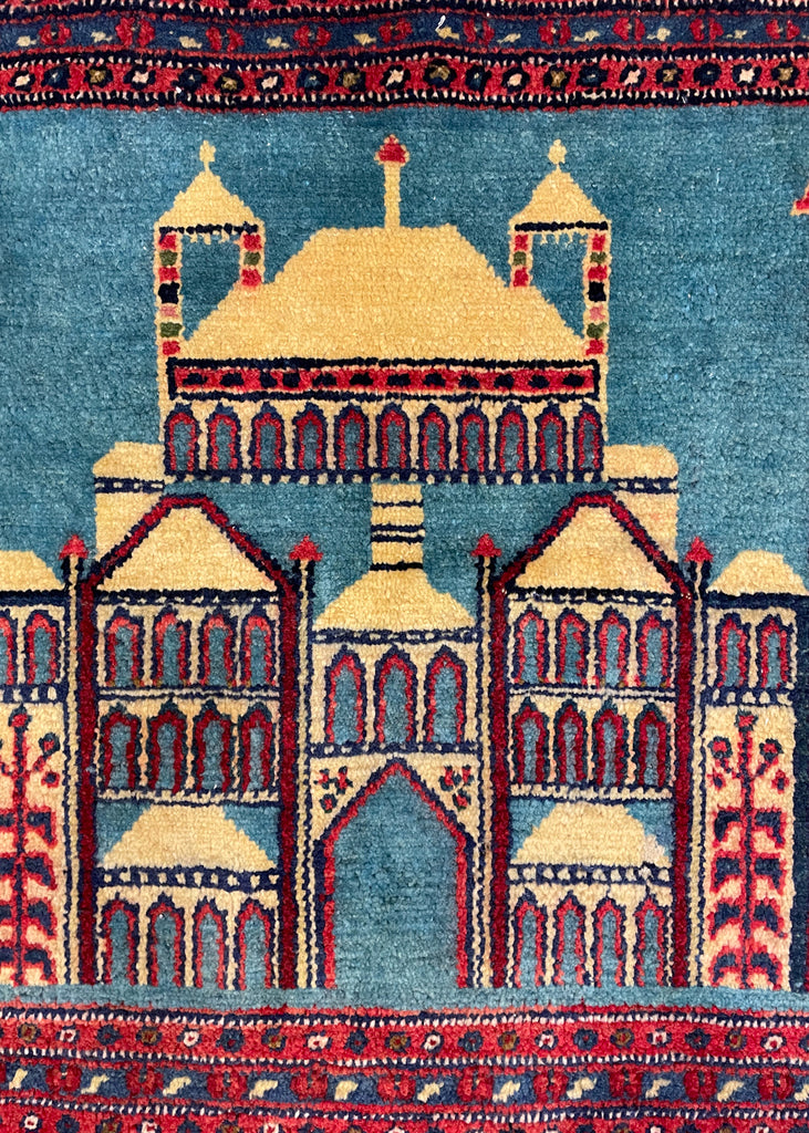 2'1"x3'5" Sennah Hand Knotted